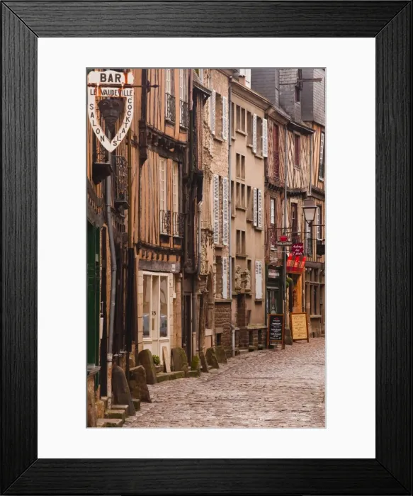 Framed Print : La Grande Rue in the old city of Le Mans, Sarthe, Pays de la Loire, France, Europe Framed Print : La Grande Rue in the old city of Le Mans, Sarthe, Pays de la Loire, France, Europe
