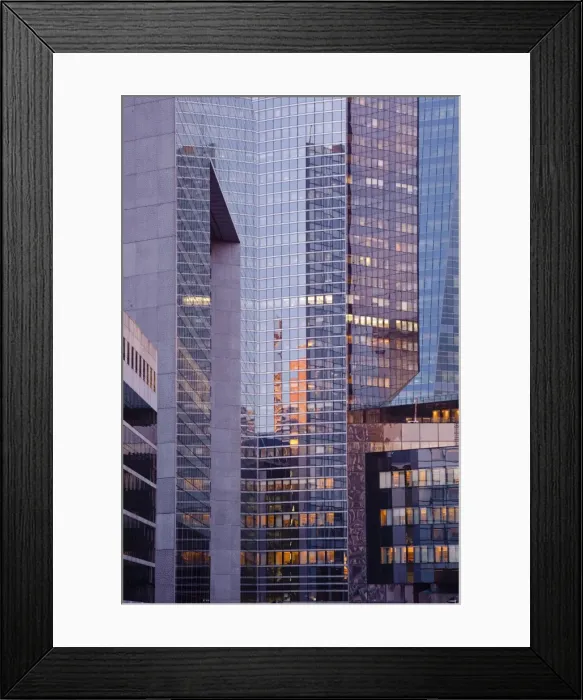 Framed Print : High rise office buildings in the La Defense district of Paris, France, Europe Framed Print : High rise office buildings in the La Defense district of Paris, France, Europe