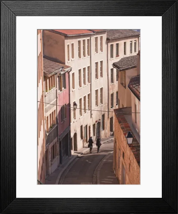 Framed Print : People walking through the old part of the city of Lyon, Lyon, Rhone-Alpes, France, Europe Framed Print : People walking through the old part of the city of Lyon, Lyon, Rhone-Alpes, France, Europe