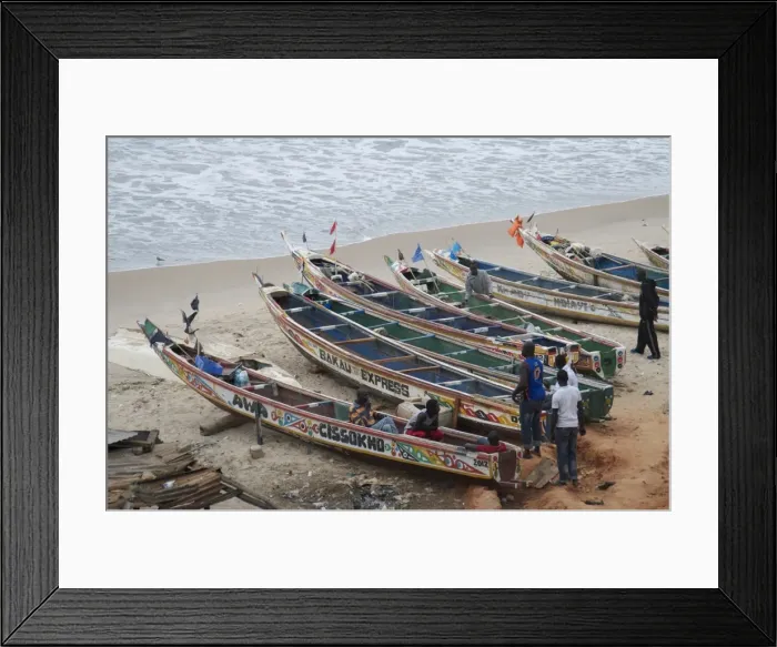 Framed Print : Bakau fish market, Bakau, near Banjul, Gambia, West Africa, Africa Framed Print : Bakau fish market, Bakau, near Banjul, Gambia, West Africa, Africa