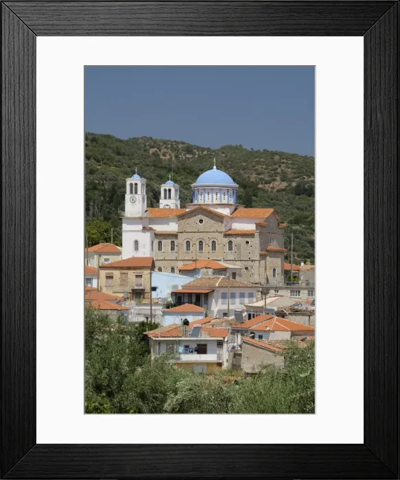 Framed Print : Church of the Holy Trinity, Pagondas, Samos, Eastern Sporades, Greek Islands, Greece, Europe Framed Print : Church of the Holy Trinity, Pagondas, Samos, Eastern Sporades, Greek Islands, Greece, Europe