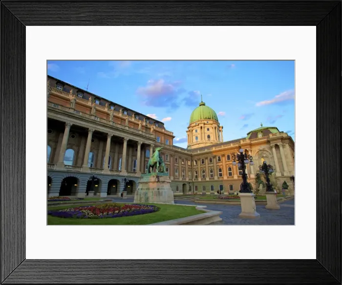 Framed Print : Buda Castle with statue of Horseherd, UNESCO World Heritage Site, Budapest, Hungary, Europe Framed Print : Buda Castle with statue of Horseherd, UNESCO World Heritage Site, Budapest, Hungary, Europe