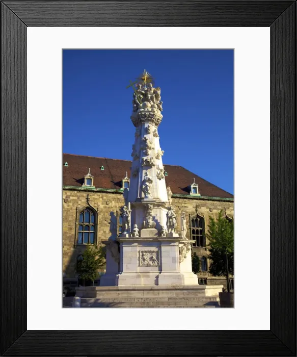 Framed Print : Holy Trinity Statue, Budapest, Hungary, Europe Framed Print : Holy Trinity Statue, Budapest, Hungary, Europe