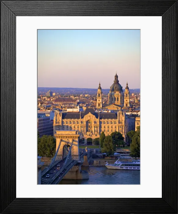 Framed Print : Budapest skyline, Budapest, Hungary, Europe