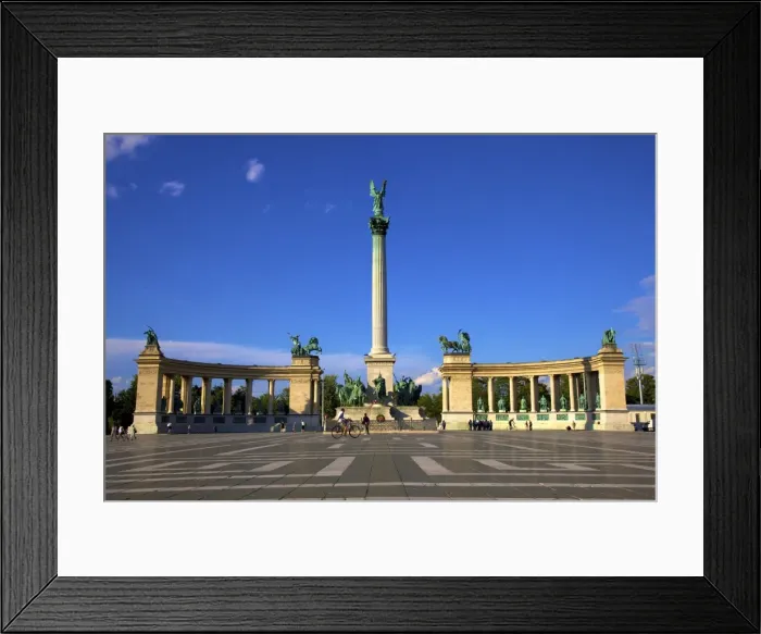 Framed Print : Millennium Monument, Heroes Square, Budapest, Hungary, Europe Framed Print : Millennium Monument, Heroes Square, Budapest, Hungary, Europe