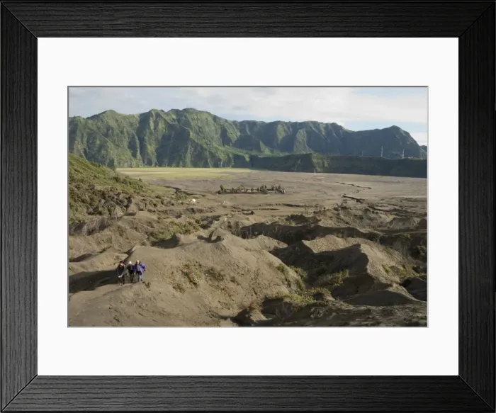 Framed Print : Tengger caldera, floor and outer wall seen from Bromo volcano, Probolinggo, eastern Java, Indonesia, Southeast Asia, Asia Framed Print : Tengger caldera, floor and outer wall seen from Bromo volcano, Probolinggo, eastern Java, Indonesia, Southeast Asia, Asia