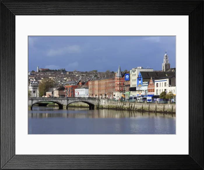 Framed Print : St. Patricks Quay on the River Lee, Cork City, County Cork, Munster, Republic of Ireland, Europe Framed Print : St. Patricks Quay on the River Lee, Cork City, County Cork, Munster, Republic of Ireland, Europe