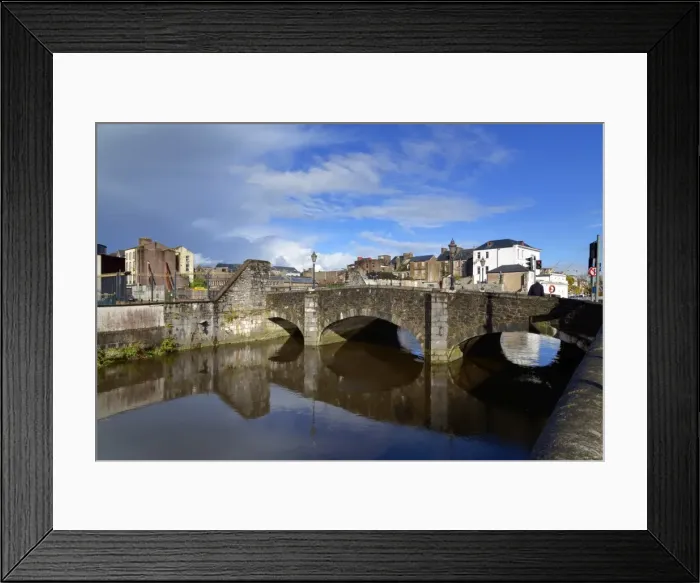 Framed Print : South Gate Bridge over the River Lee, Cork City, County Cork, Munster, Republic of Ireland, Europe