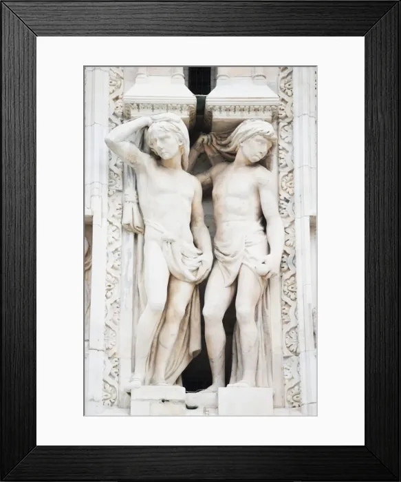 Framed Print : Gothic sculptures, Duomo (Milan Cathedral), Milan, Lombardy, Italy, Europe Framed Print : Gothic sculptures, Duomo (Milan Cathedral), Milan, Lombardy, Italy, Europe