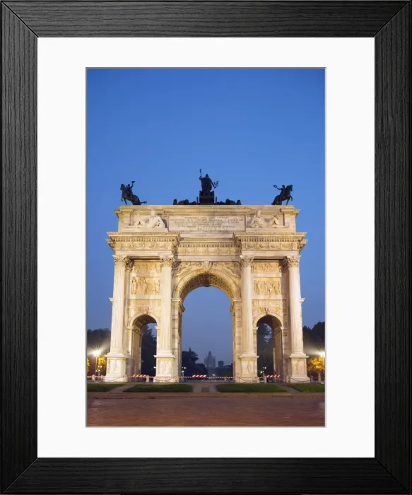 Framed Print : Arco della Pace, Milan, Lombardy, Italy, Europe Framed Print : Arco della Pace, Milan, Lombardy, Italy, Europe