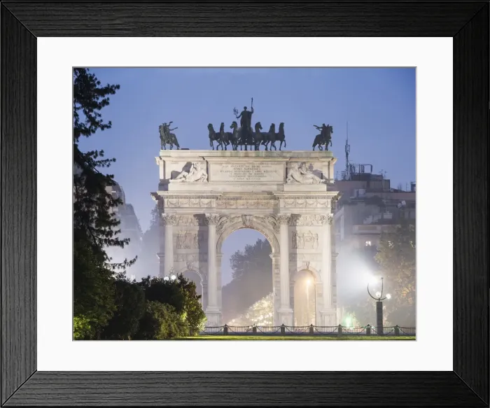 Framed Print : Arco della Pace, Milan, Lombardy, Italy, Europe Framed Print : Arco della Pace, Milan, Lombardy, Italy, Europe