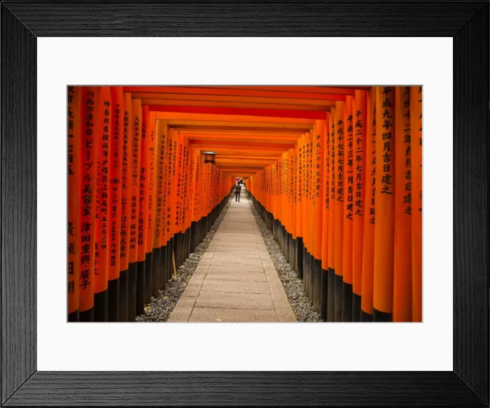 Framed Print : The Endless Red Gates of Kyotos Fushimi Inari Shrine, Kyoto, Japan, Asia Framed Print : The Endless Red Gates of Kyotos Fushimi Inari Shrine, Kyoto, Japan, Asia