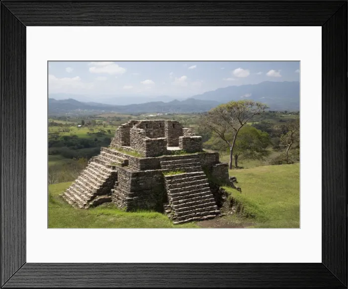 Framed Print : Tonina Archaeological Zone, Chiapas, Mexico, North America