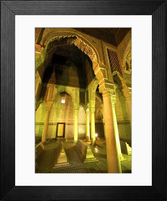 Framed Print : Saadian Tombs, UNESCO World Heritage Site, Marrakech, Morocco, North Africa, Africa Framed Print : Saadian Tombs, UNESCO World Heritage Site, Marrakech, Morocco, North Africa, Africa