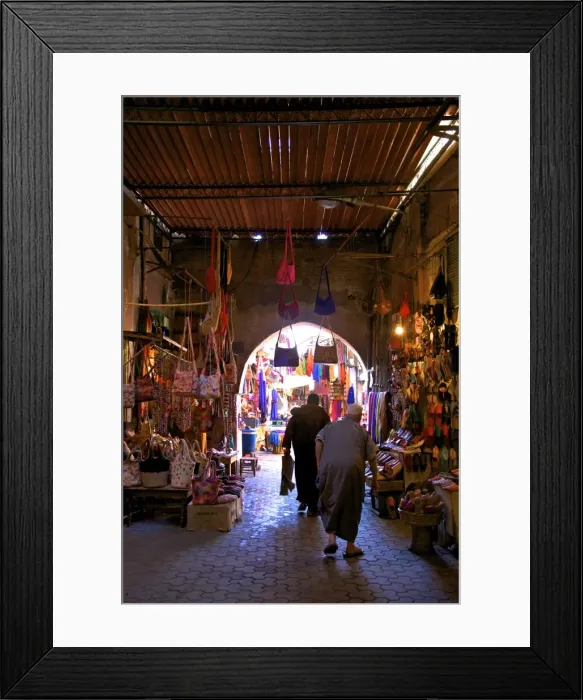Framed Print : Souk, Marrakech, Morocco, North Africa, Africa Framed Print : Souk, Marrakech, Morocco, North Africa, Africa