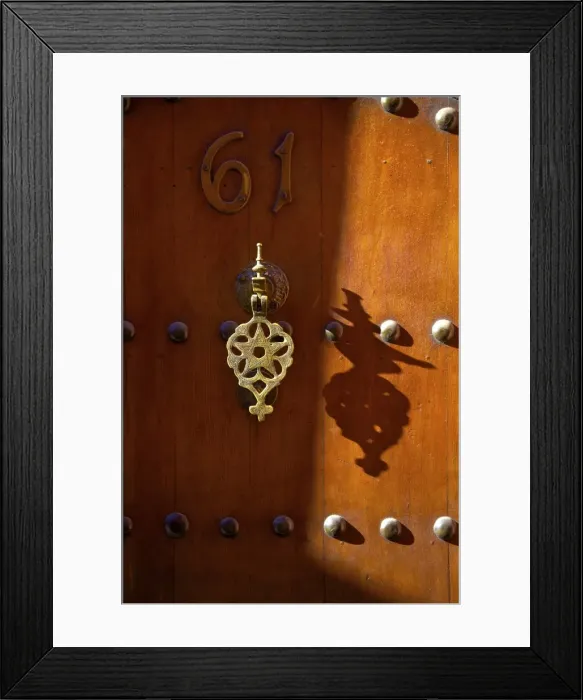 Framed Print : Traditional door, Marrakech, Morocco, North Africa, Africa Framed Print : Traditional door, Marrakech, Morocco, North Africa, Africa