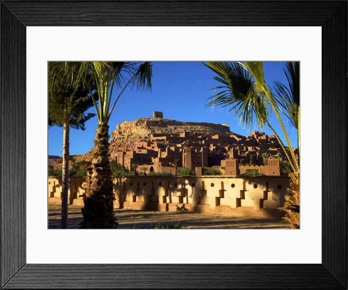Framed Print : Ait-Benhaddou Kasbah, Morocco, North Africa Framed Print : Ait-Benhaddou Kasbah, Morocco, North Africa