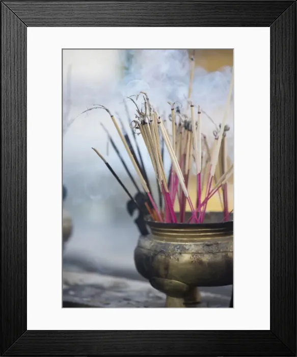 Framed Print : Incense burning at Shwedagon Paya (Shwedagon Pagoda), Yangon (Rangoon), Myanmar (Burma), Asia Framed Print : Incense burning at Shwedagon Paya (Shwedagon Pagoda), Yangon (Rangoon), Myanmar (Burma), Asia