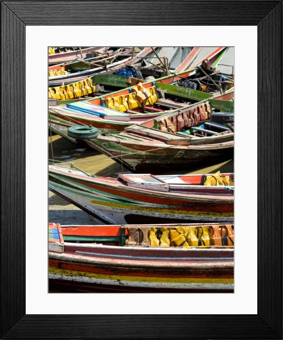 Framed Print : Traditional ferry boats that cross the Irrawaddy River from Mawtin Jetty to Dalah Township, Yangon (Rangoon), Myanmar (Burma), Asia Framed Print : Traditional ferry boats that cross the Irrawaddy River from Mawtin Jetty to Dalah Township, Yangon (Rangoon), Myanmar (Burma), Asia