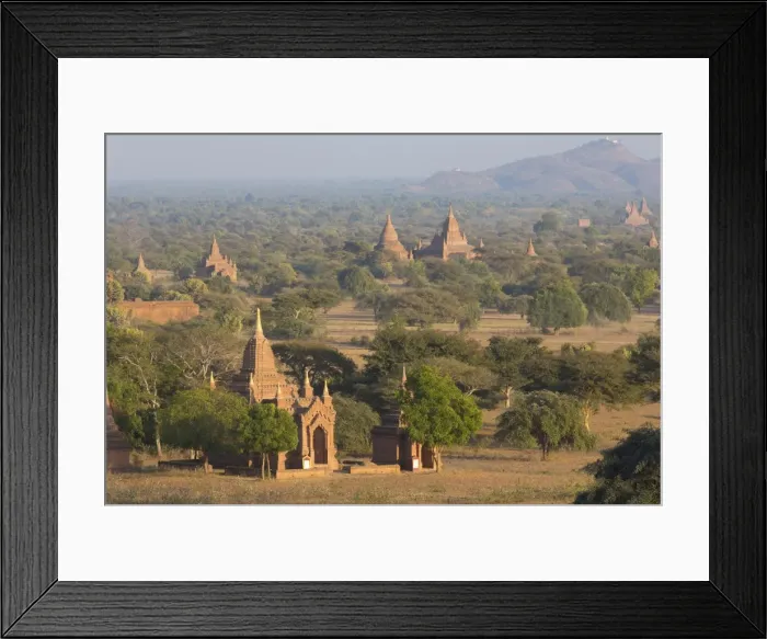 Framed Print : View over the temples of Bagan bathed in evening sunlight, from Shwesandaw Paya, Bagan, Myanmar (Burma), Southeast Asia Framed Print : View over the temples of Bagan bathed in evening sunlight, from Shwesandaw Paya, Bagan, Myanmar (Burma), Southeast Asia