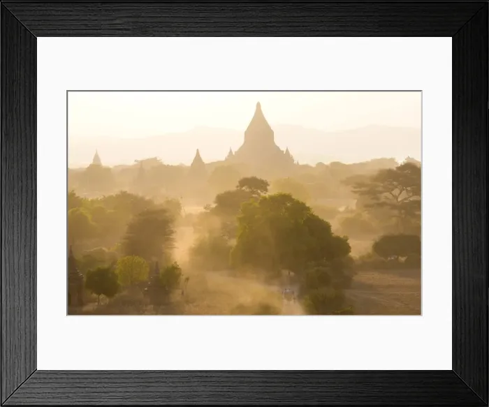Framed Print : View over the temples of Bagan swathed in dust and evening sunlight, from Shwesandaw Paya, Bagan, Myanmar (Burma), Southeast Asia Framed Print : View over the temples of Bagan swathed in dust and evening sunlight, from Shwesandaw Paya, Bagan, Myanmar (Burma), Southeast Asia
