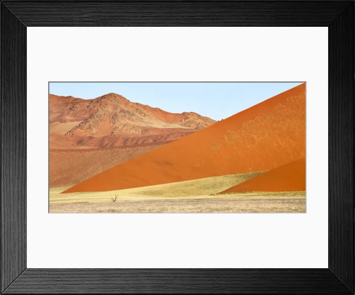 Framed Print : Overlapping orange sand dunes of the ancient Namib Desert near Sesriem, Namib Naukluft Park, Namibia, Africa Framed Print : Overlapping orange sand dunes of the ancient Namib Desert near Sesriem, Namib Naukluft Park, Namibia, Africa