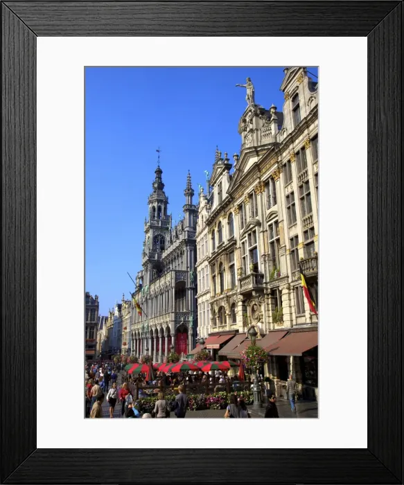 Framed Print : Grand Place, UNESCO World Heritage Site, Brussels, Belgium, Europe Framed Print : Grand Place, UNESCO World Heritage Site, Brussels, Belgium, Europe