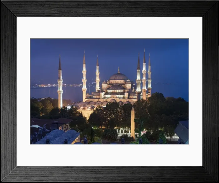 Framed Print : Sultan Ahmet Mosque (Blue Mosque) at twilight, Istanbul, Turkey, Europe Framed Print : Sultan Ahmet Mosque (Blue Mosque) at twilight, Istanbul, Turkey, Europe