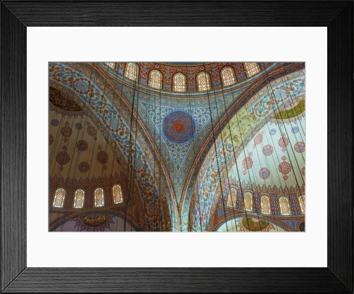 Framed Print : Interior, Sultan Ahmet Mosque (Blue Mosque), Istanbul, Turkey, Europe Framed Print : Interior, Sultan Ahmet Mosque (Blue Mosque), Istanbul, Turkey, Europe