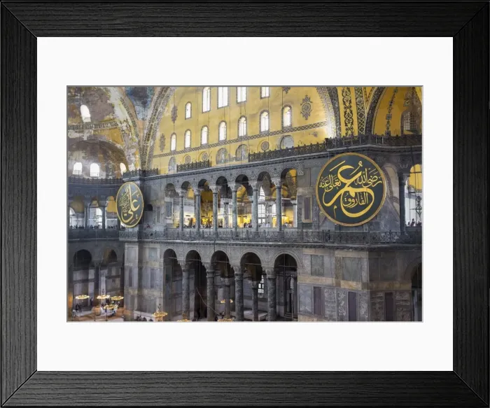Framed Print : Interior of the Hagia Sophia, UNESCO World Heritage Site, Istanbul, Turkey, Europe Framed Print : Interior of the Hagia Sophia, UNESCO World Heritage Site, Istanbul, Turkey, Europe