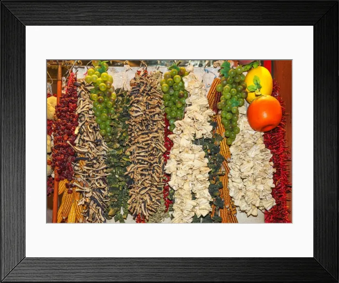 Framed Print : Dried vegetables, Egyptian bazaar, Istanbul, Turkey, Europe Framed Print : Dried vegetables, Egyptian bazaar, Istanbul, Turkey, Europe