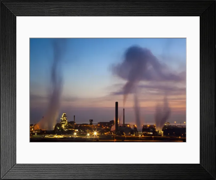 Framed Print : Blast furnaces, Corus Steelworks, Port Talbot, Glamorgan, Wales, United Kingdom, Europe Framed Print : Blast furnaces, Corus Steelworks, Port Talbot, Glamorgan, Wales, United Kingdom, Europe