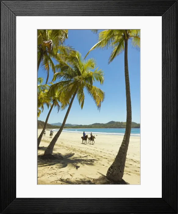 Framed Print : Horse riders on beautiful palm fringed Playa Carrillo, Carrillo, near Samara, Guanacaste Province, Nicoya Peninsula, Costa Rica, Central America Framed Print : Horse riders on beautiful palm fringed Playa Carrillo, Carrillo, near Samara, Guanacaste Province, Nicoya Peninsula, Costa Rica, Central America