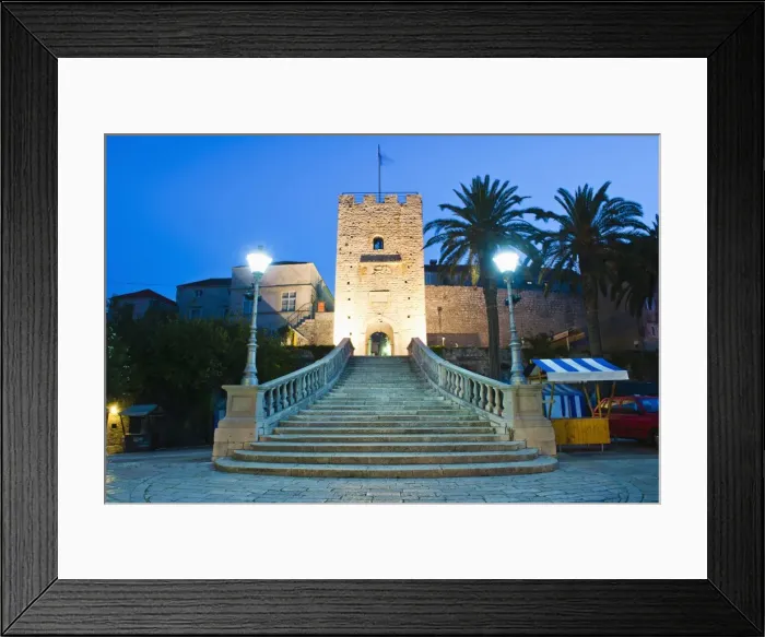 Framed Print : Valeki Revelin, the entrance to the Historic Town of Korcula, Korcula Island, Dalmatian Coast, Croatia, Europe Framed Print : Valeki Revelin, the entrance to the Historic Town of Korcula, Korcula Island, Dalmatian Coast, Croatia, Europe