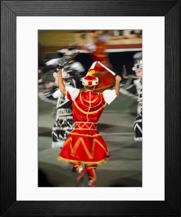 Framed Print : Dancers doing the traditional Moreska sword dance, in Korcula, Dalmatian Coast, Croatia, Europe Framed Print : Dancers doing the traditional Moreska sword dance, in Korcula, Dalmatian Coast, Croatia, Europe