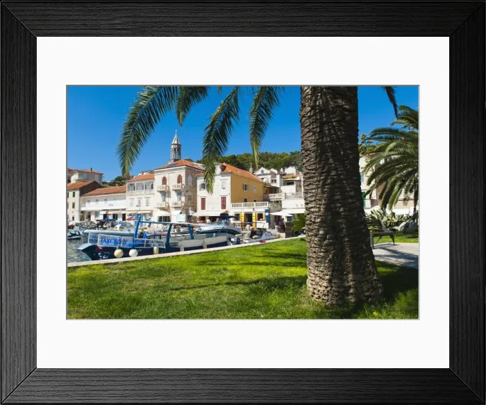 Framed Print : Hvar town centre, church spire, Hvar Island, Dalmatian Coast, Croatia, Europe Framed Print : Hvar town centre, church spire, Hvar Island, Dalmatian Coast, Croatia, Europe
