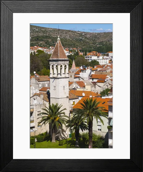Framed Print : St. Michael Monastery Church Belfry, Trogir, UNESCO World Heritage Site, Dalmatian Coast, Croatia, Europe Framed Print : St. Michael Monastery Church Belfry, Trogir, UNESCO World Heritage Site, Dalmatian Coast, Croatia, Europe