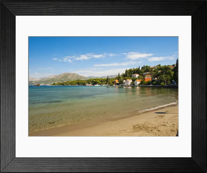 Framed Print : Kolocep Beach, Kolocep Island, Elaphiti Islands (Elaphites), Dalmatian Coast, Adriatic Sea, Croatia, Europe Framed Print : Kolocep Beach, Kolocep Island, Elaphiti Islands (Elaphites), Dalmatian Coast, Adriatic Sea, Croatia, Europe
