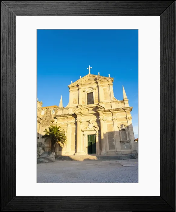 Framed Print : Church of St. Ignatius, Old Town, UNESCO World Heritage Site, Dubrovnik, Dalmatia, Croatia, Europe Framed Print : Church of St. Ignatius, Old Town, UNESCO World Heritage Site, Dubrovnik, Dalmatia, Croatia, Europe