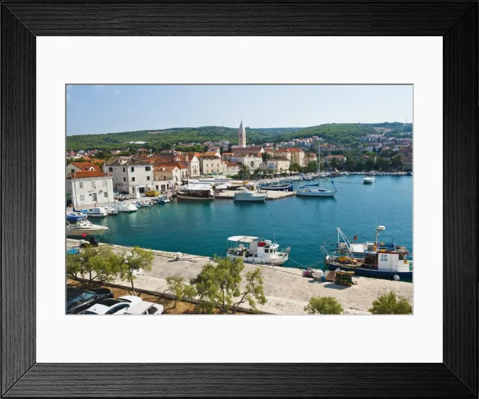Framed Print : Supetar Harbour, Brac Island, Dalmatian Coast, Adriatic, Croatia, Europe Framed Print : Supetar Harbour, Brac Island, Dalmatian Coast, Adriatic, Croatia, Europe