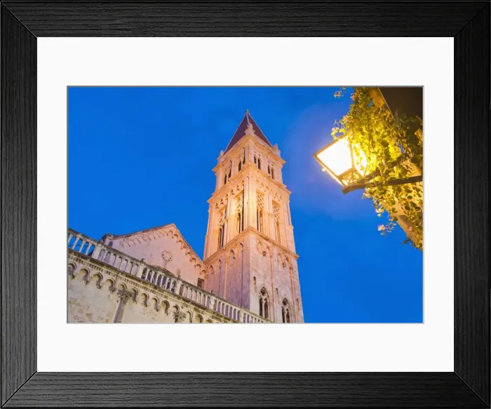 Framed Print : Cathedral of St. Lawrence (Katedrala Sv. Lovre) at night, Trogir, UNESCO World Heritage Site, Dalmatian Coast, Croatia, Europe Framed Print : Cathedral of St. Lawrence (Katedrala Sv. Lovre) at night, Trogir, UNESCO World Heritage Site, Dalmatian Coast, Croatia, Europe