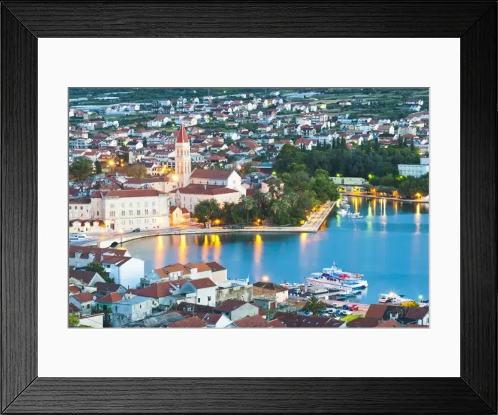 Framed Print : Cathedral of St. Lawrence in the evening, UNESCO World Heritage Site, Trogir, Dalmatian Coast, Adriatic, Croatia, Europe Framed Print : Cathedral of St. Lawrence in the evening, UNESCO World Heritage Site, Trogir, Dalmatian Coast, Adriatic, Croatia, Europe