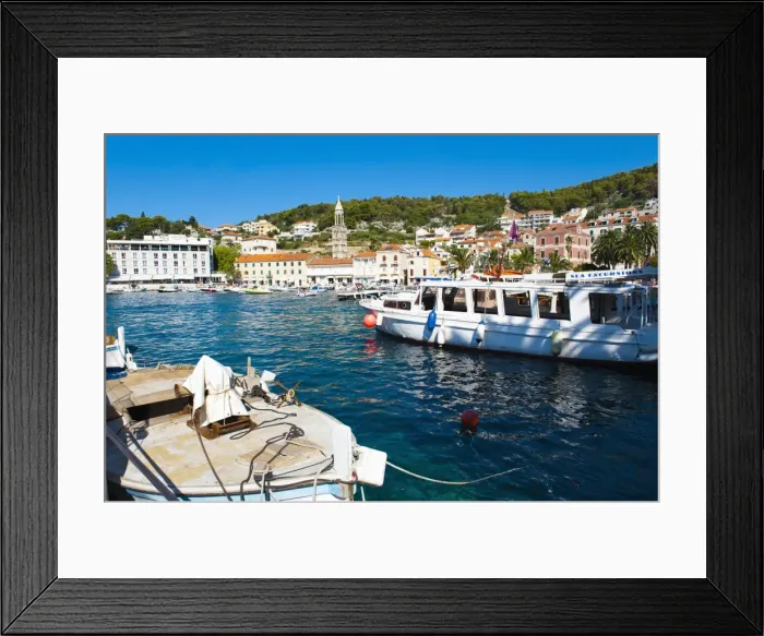 Framed Print : Hvar harbour, Hvar Island, Dalmatian Coast, Adriatic, Croatia, Europe Framed Print : Hvar harbour, Hvar Island, Dalmatian Coast, Adriatic, Croatia, Europe