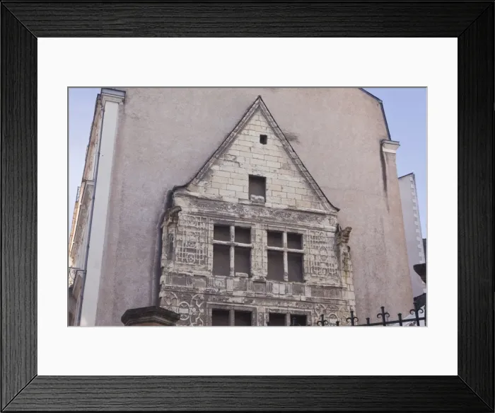 Framed Print : Part of the Logis Pince in Angers, Maine-et-Loire, France, Europe Framed Print : Part of the Logis Pince in Angers, Maine-et-Loire, France, Europe