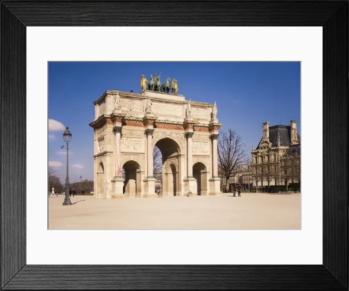 Framed Print : Arc du Carrousel, Place du Carrousel, Paris, France, Europe Framed Print : Arc du Carrousel, Place du Carrousel, Paris, France, Europe