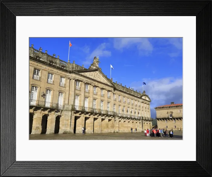 Framed Print : Regional Government Building in Santiago de Compostela, Galicia, Spain, Europe Framed Print : Regional Government Building in Santiago de Compostela, Galicia, Spain, Europe