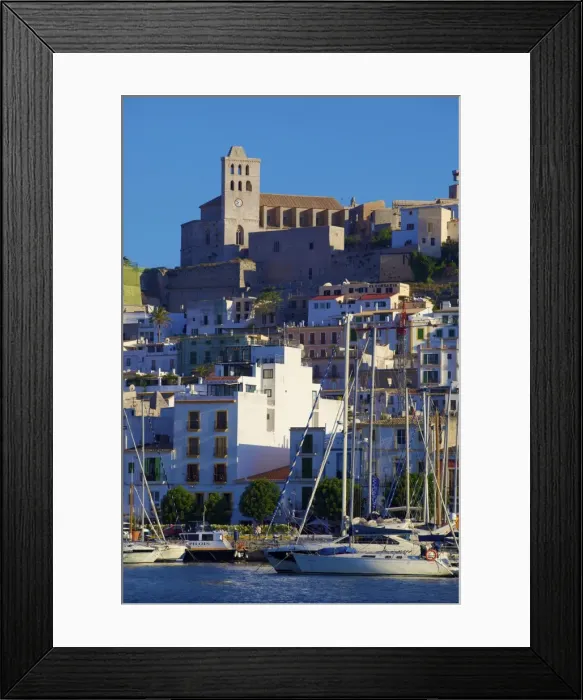 Framed Print : Dalt Vila and Harbour, Ibiza Old Town, UNESCO World Heritage Site, Ibiza, Balearic Islands, Spain, Europe Framed Print : Dalt Vila and Harbour, Ibiza Old Town, UNESCO World Heritage Site, Ibiza, Balearic Islands, Spain, Europe