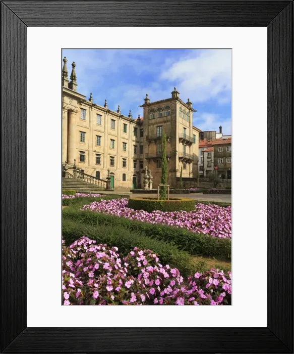 Framed Print : Mosteiro de San Martino Pinario in Old Town, Santiago de Compostela, Galicia, Spain, Europe Framed Print : Mosteiro de San Martino Pinario in Old Town, Santiago de Compostela, Galicia, Spain, Europe