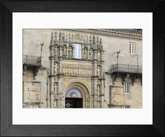 Framed Print : Hostal dos Reis Catolicos in Old Town, Santiago de Compostela, UNESCO World Heritage Site, Galicia, Spain, Europe Framed Print : Hostal dos Reis Catolicos in Old Town, Santiago de Compostela, UNESCO World Heritage Site, Galicia, Spain, Europe