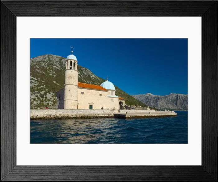 Framed Print : Our-Lady-of-the-Rock Island, Perast, Bay of Kotor, UNESCO World Heritage Site, Montenegro, Europe Framed Print : Our-Lady-of-the-Rock Island, Perast, Bay of Kotor, UNESCO World Heritage Site, Montenegro, Europe
